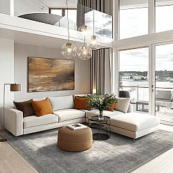 Wilton-tæppe - Gombalia (grå)