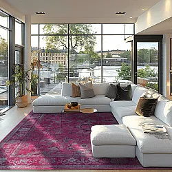 Wilton-tæppe - Gombalia (lilla)