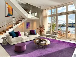 Wilton-tæppe - Guillos (lilla)