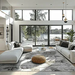 Wilton-tæppe - Hakari (grå)