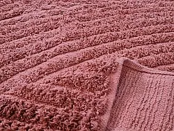 Ryatæpper - Halo Natural Cotton Shaggy (rød)