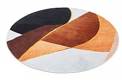 Runde tæpper - Hazel (orange/multi)