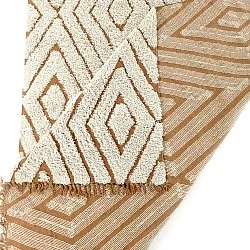 Ryatæpper - Holwell Natural Cotton Shaggy (off white/brun)