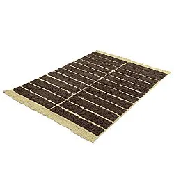 Ryatæpper - Ikara Natural Cotton Shaggy (brun)