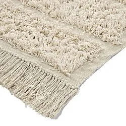 Ryatæpper - Ikara Natural Cotton Shaggy (fløde)