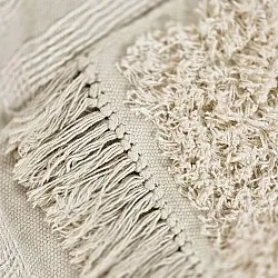 Ryatæpper - Ikara Natural Cotton Shaggy (fløde)