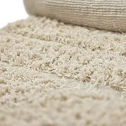 Ryatæpper - Ikara Natural Cotton Shaggy (fløde)