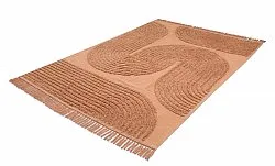 Ryatæpper - Jovie Natural Cotton Shaggy (terracotta)