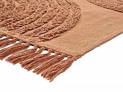 Ryatæpper - Jovie Natural Cotton Shaggy (terracotta)