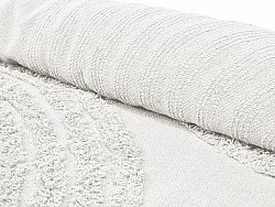 Runde tæpper - Jovie Natural Cotton Shaggy (offwhite)