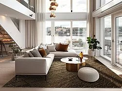 Wilton-tæppe - Junes (guld)