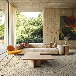 Ryatæpper - Kairi Natural Cotton Shaggy (beige/taupe)