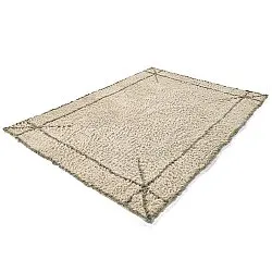 Ryatæpper - Kairi Natural Cotton Shaggy (beige/taupe)