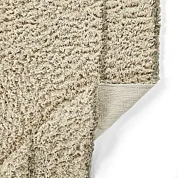 Ryatæpper - Kairi Natural Cotton Shaggy (beige/taupe)