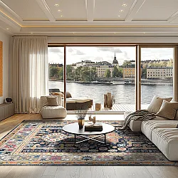 Wilton-tæppe - Kayaköy (multi)