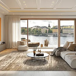 Wilton-tæppe - Kebira (beige)