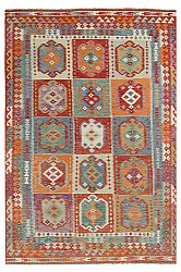 Kelimtæppe Afghansk 296 x 200 cm
