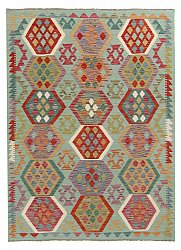 Kelimtæppe Afghansk 199 x 146 cm