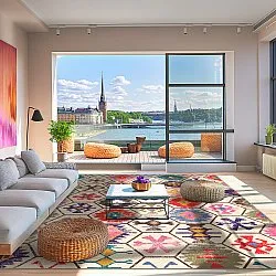 Wilton-tæppe - Kulu (multi)