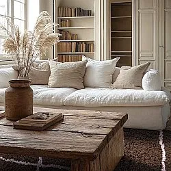 Ryatæpper - Lana Natural Cotton Shaggy (brun)