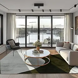 Wilton-tæppe - Lazio (grøn/multi)