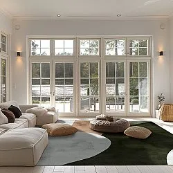 Wilton-tæppe - Lazio (grøn/multi)