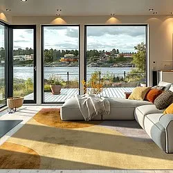 Wilton-tæppe - Lazio (guld)