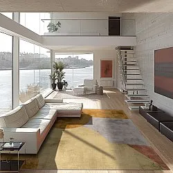 Wilton-tæppe - Lazio (guld)