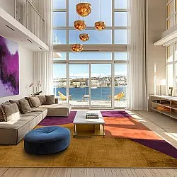 Wilton-tæppe - Lazio (lilla)