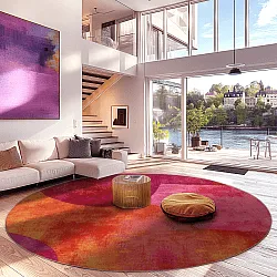 Runda mattor - Lazio (lyserød)