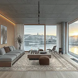 Wilton-tæppe - Lena (beige)