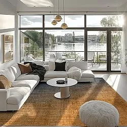 Wilton-tæppe - Librilla (brun/blå)