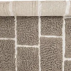 Ryatæpper - Lindley Natural Cotton Shaggy (taupe/grå)