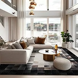 Wilton-tæppe - Livada (sort/multi)