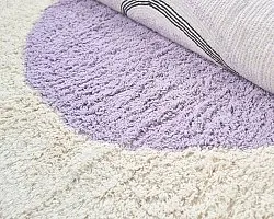 Runde tæpper - Londa Natural Cotton Shaggy (multi)