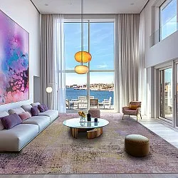 Wilton-tæppe - Loures (lilla)