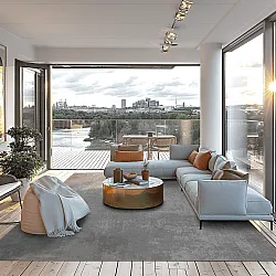 Wilton-tæppe - Lynton (grå)