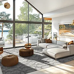 Wilton-tæppe - Manouba (grå)