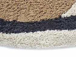 Runde tæpper - Mantona Natural Cotton Shaggy (multi)