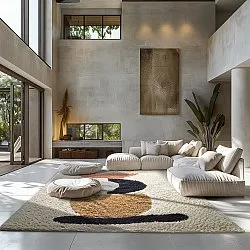 Ryatæpper - Mantona Natural Cotton Shaggy (multi)