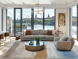 Wilton-tæppe - Marcella (beige/multi)