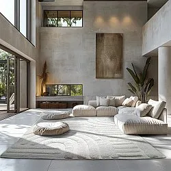 Ryatæpper - Margo Natural Cotton Shaggy (offwhite)