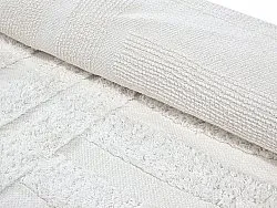 Ryatæpper - Margo Natural Cotton Shaggy (offwhite)
