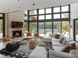 Wilton-tæppe - Marineo (grå)