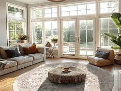 Rundt tæppe - Mateur (beige)