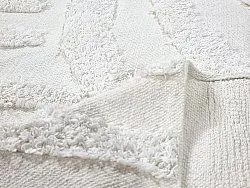 Ryatæpper - Mavis Natural Cotton Shaggy (offwhite)