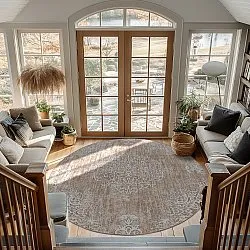 Rundt tæppe - Milazzo (beige)