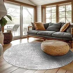 Rundt tæppe - Milazzo (grå)