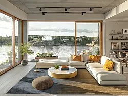 Wilton-tæppe - Mileto (grå/guld)