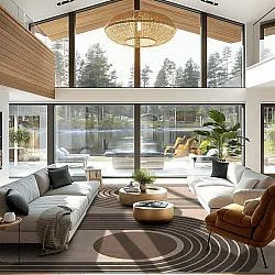 Wilton-tæppe - Moudania (brun/sort)